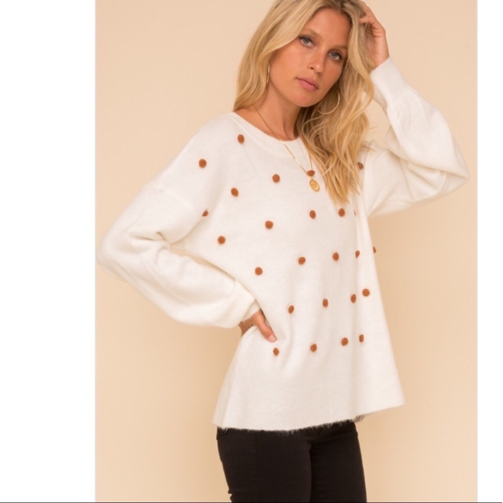 Pom Pom Sweater, New - Picture 4 of 12